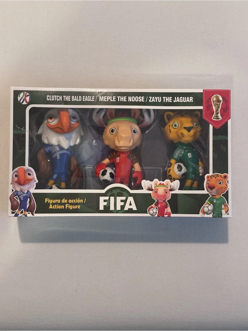 3PCS World Cup Mascots 2026, World Cup Collectible Team Mascot NIB